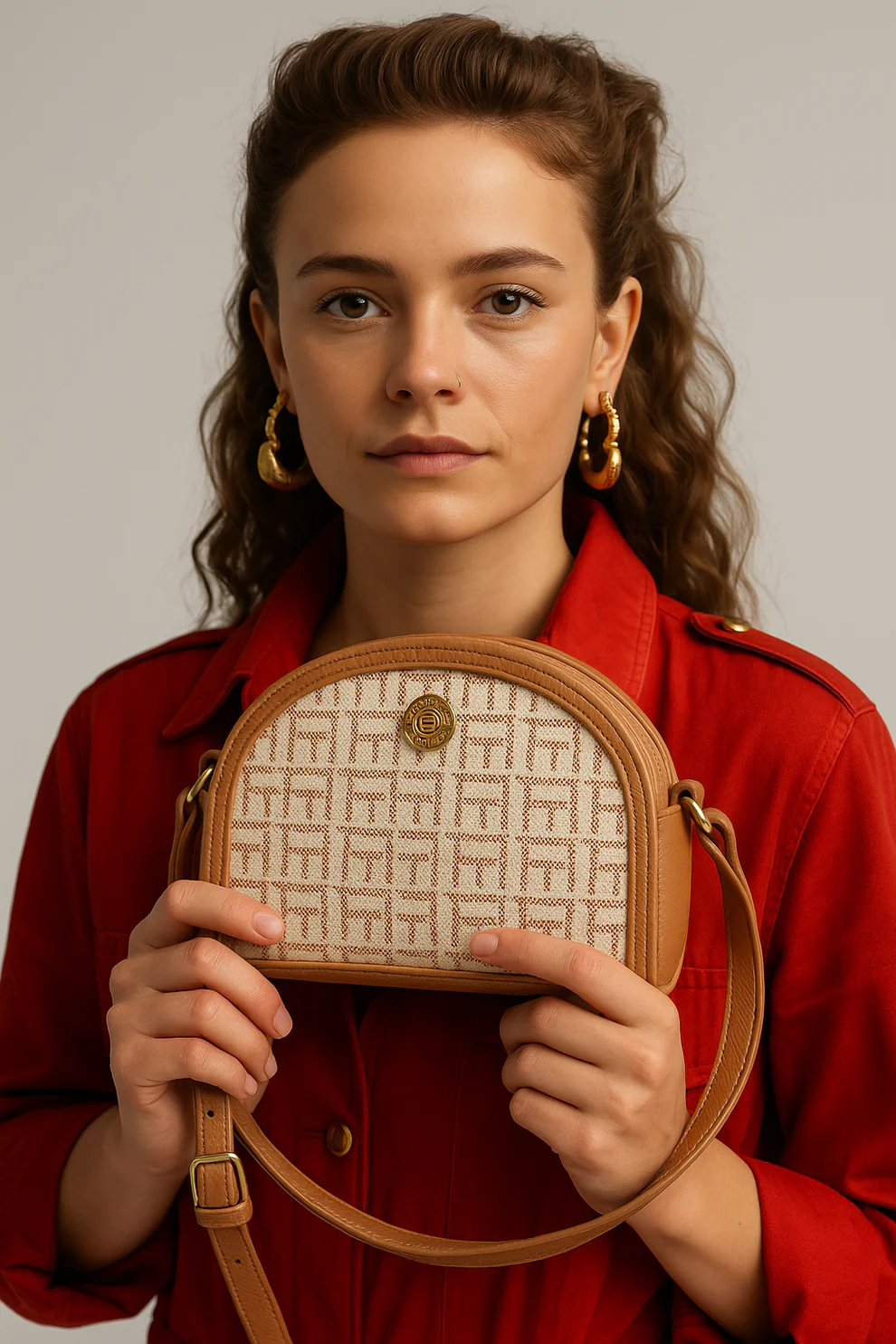 👜 Bolsa Crossbody Tommy Hilfiger Monograma Beige | Estilo Clásico y Tamaño Ideal